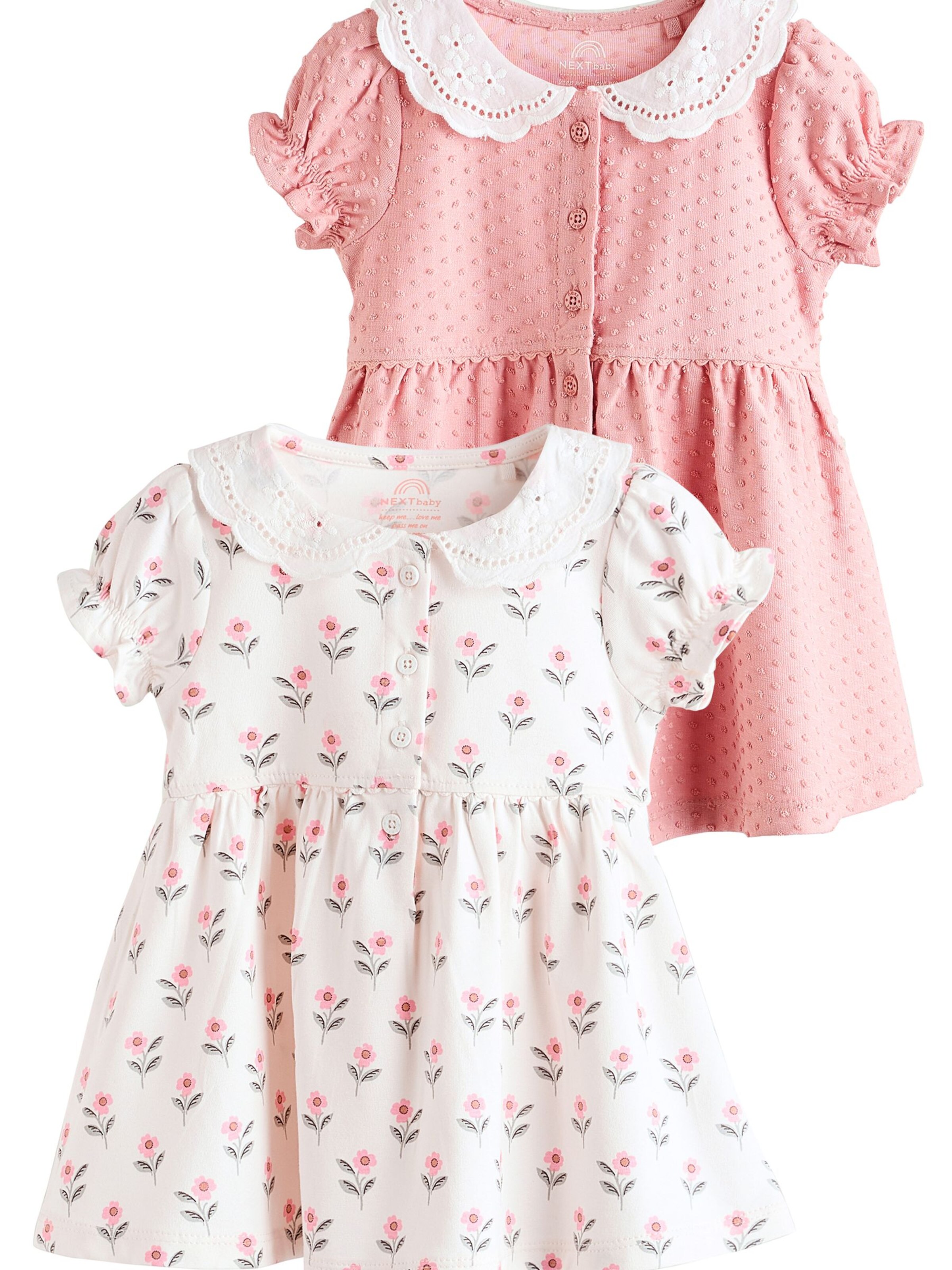 Next - Vestido en rosa: frente