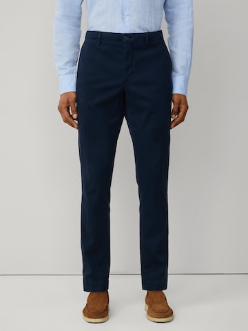 Hackett London Regular Chino trousers in Blue: front