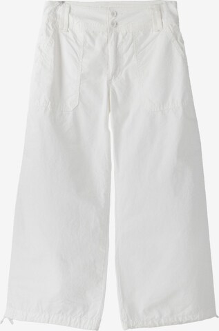 Pantalon Bershka en blanc : devant