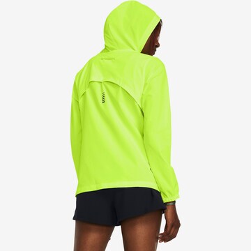 UNDER ARMOUR Performance Jacket 'OUTRUN THE STORM' in Yellow