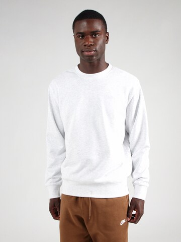 balta Nike Sportswear Megztinis be užsegimo 'Club Fleece': priekis