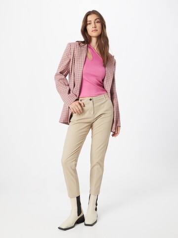 Sisley Regular Pants in Beige