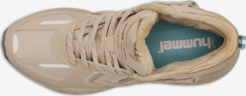 Hummel Sneakers hoog in Beige