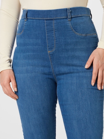 Dorothy Perkins Curve Skinny Jeans i blå
