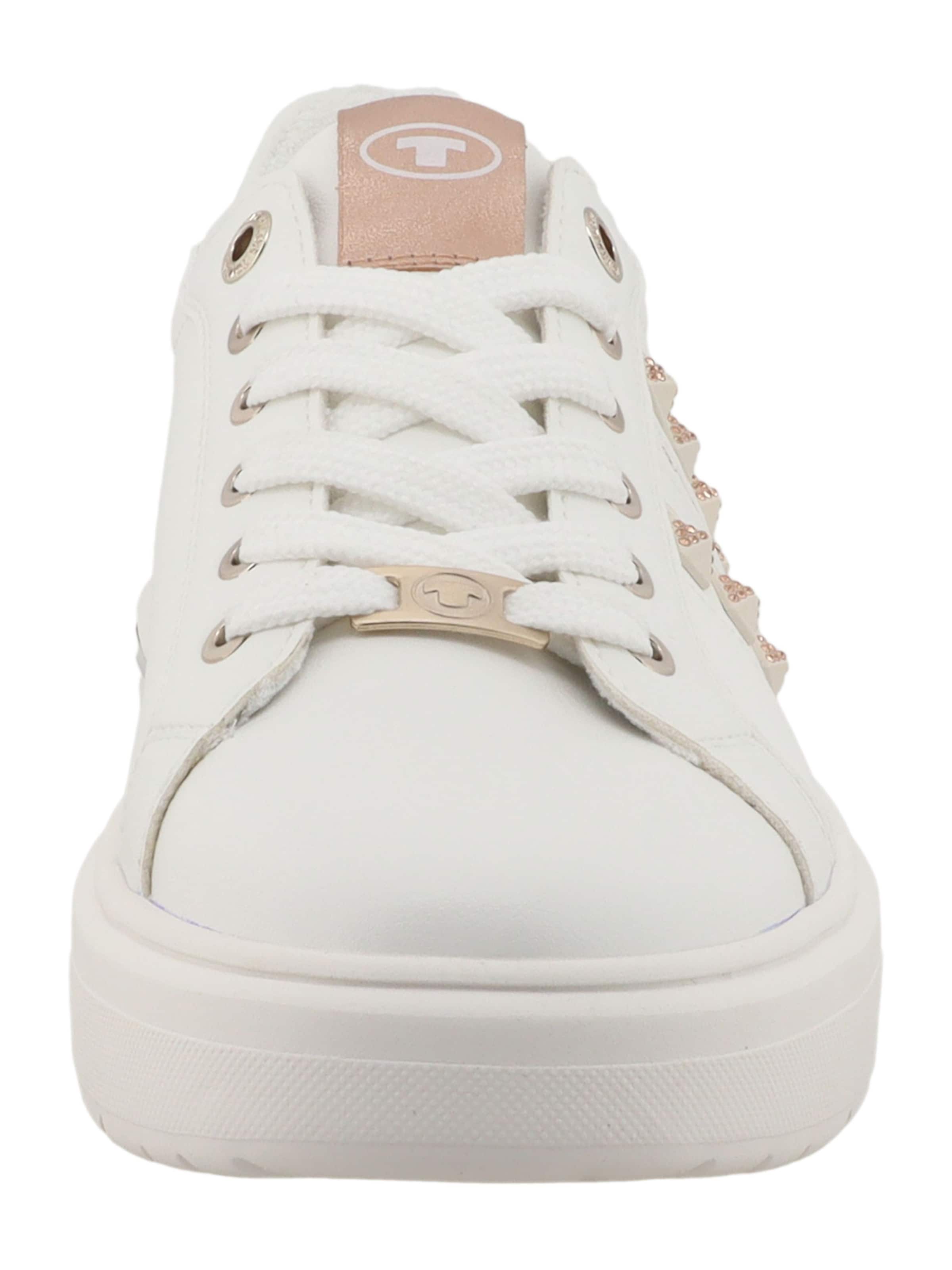 TOM TAILOR - Zapatillas deportivas bajas en blanco