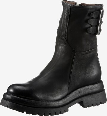 A.S.98 Boots in Black: front