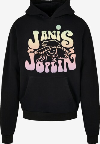 F4NT4STIC Sweatshirt 'Janis Joplin ' in Zwart: voorkant