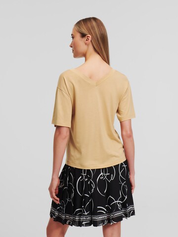 Karl Lagerfeld T-Shirt in Beige