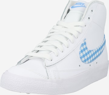 Nike Sportswear Високи маратонки 'BLAZER MID 86' в бяло: отпред