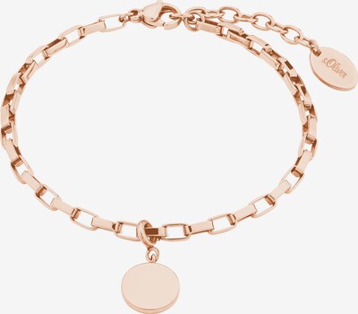 s.Oliver Armband in rosegold, Produktansicht