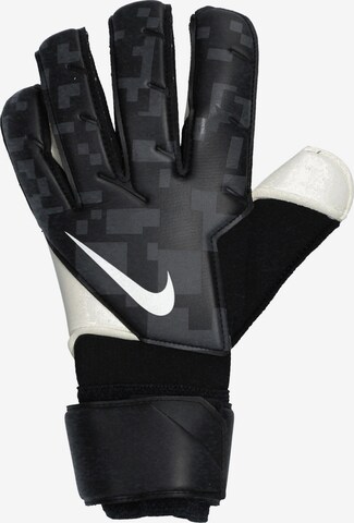 NIKE Athletic Gloves in Black: front