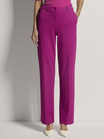 MADELEINE Regular Pantalon in Roze: voorkant