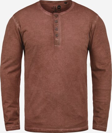 !Solid Shirt 'Timur' in Brown: front