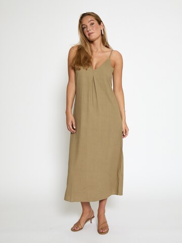 DESIRES Sukienka 'DSNatalie' w kolorze beżowy