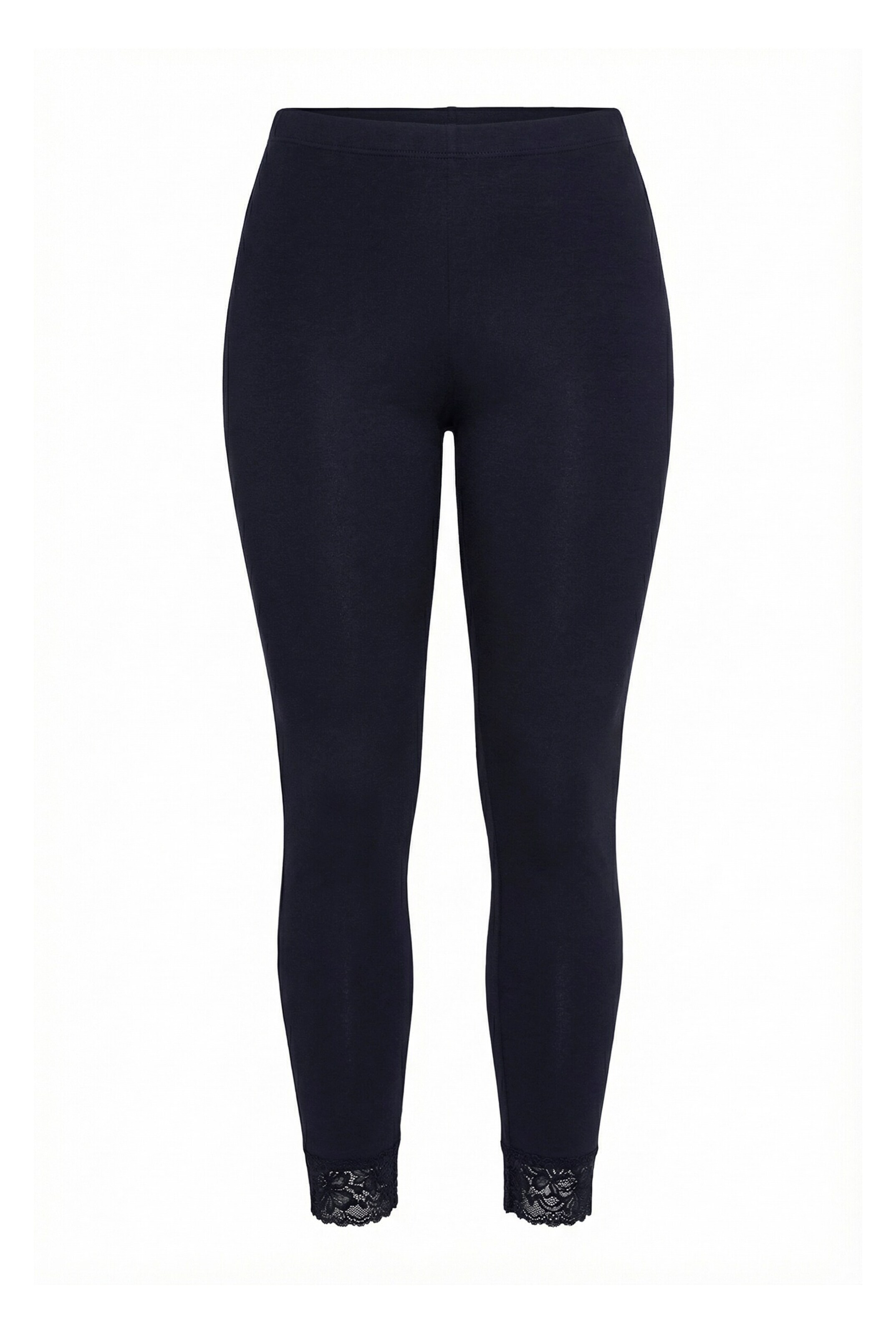 Angel of Style Skinny Leggings in Schwarz: Vorderseite