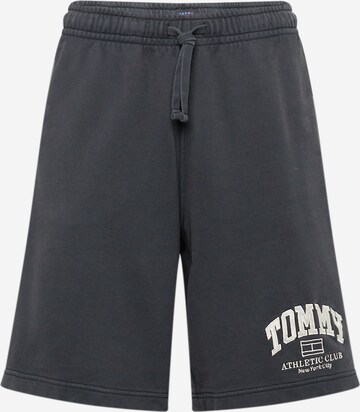 Tommy Jeans Loosefit Kalhoty 'Athletic' – černá: přední strana