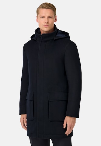 Boggi Milano Winterparka in Blauw: voorkant