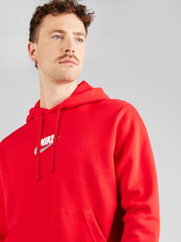 Nike Sportswear Mikina - Červená