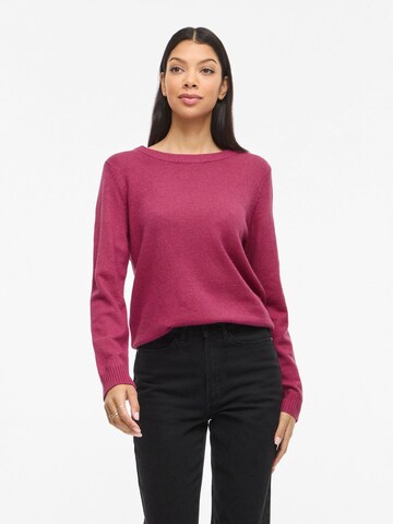 VILA Sweater 'VIRil' in Purple: front