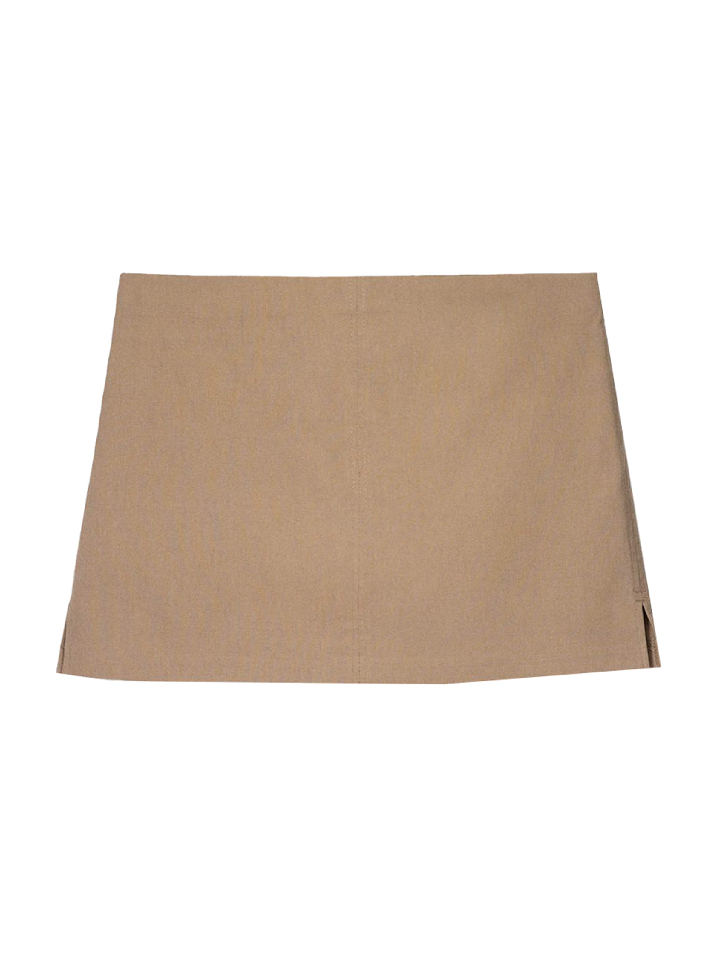 Jupe Bershka en beige : devant