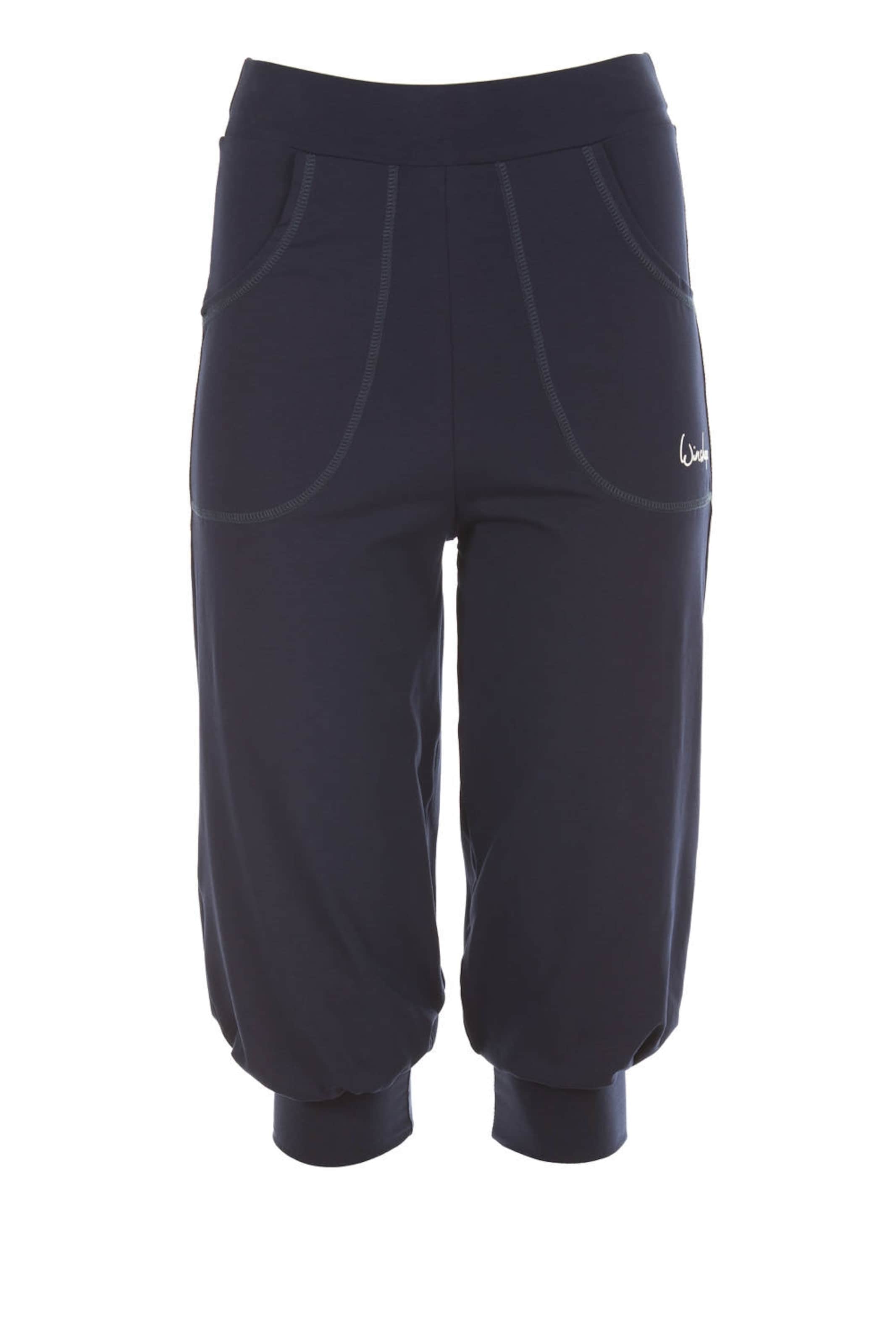 Winshape Tapered Sports trousers 'WBE12' in Blue: front