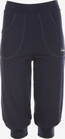 Winshape Конический (Tapered) Спортивные штаны 'WBE12' в Синий: спереди
