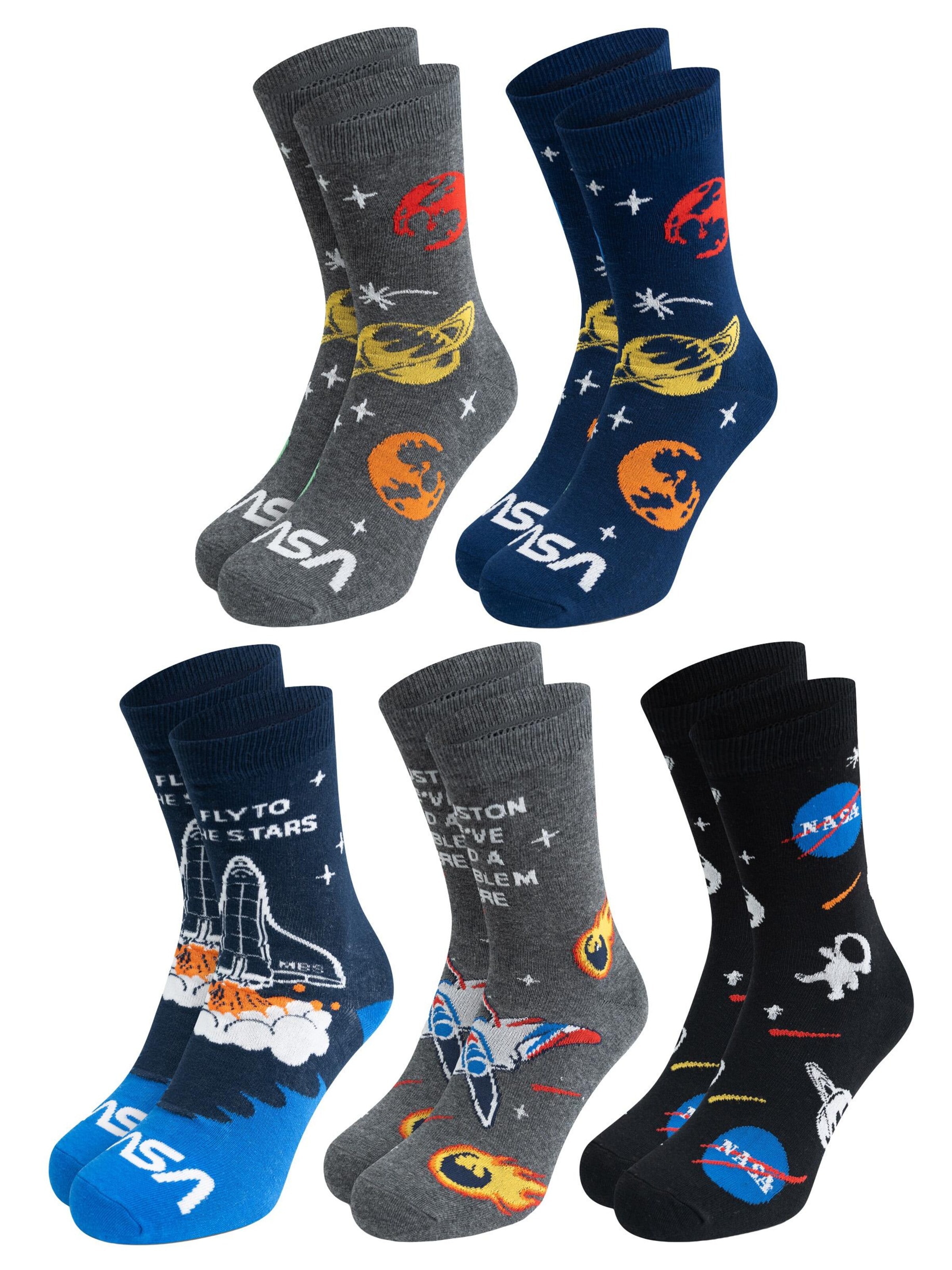 NASA Socks in Mixed colours: front