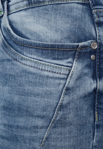 CECIL جينز واسع جينز بلون أزرق