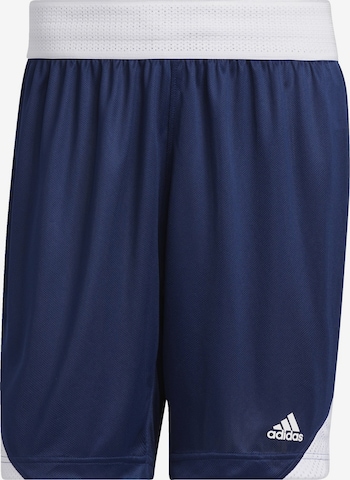 ADIDAS SPORTSWEAR Workout Pants 'Icon Squad' in Blue: front