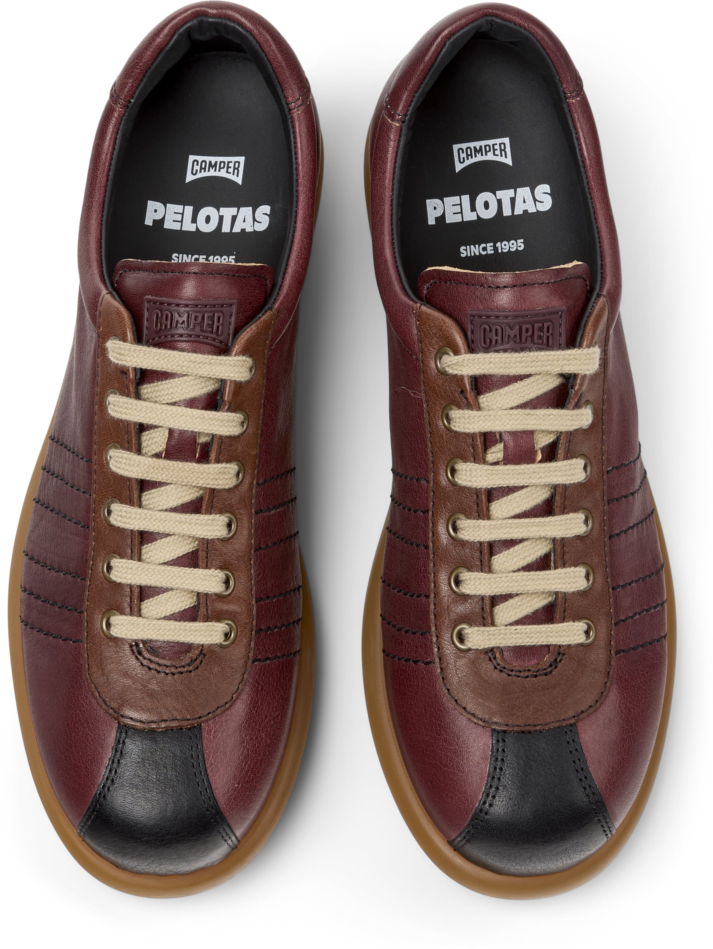 CAMPER Platform trainers 'Pelotas Ariel' in Red