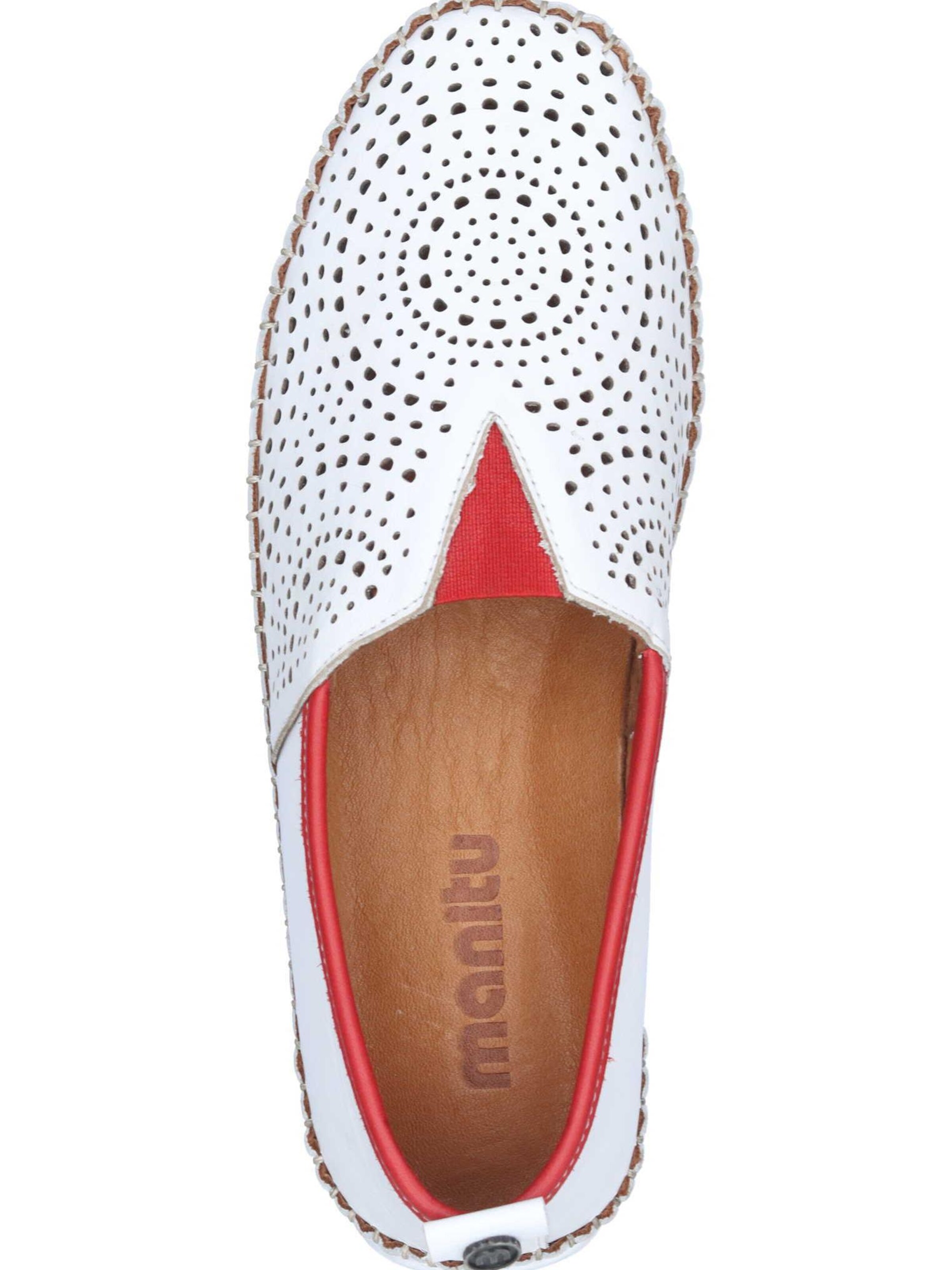 MANITU Classic Flats in White