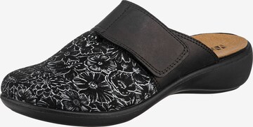 Westland Slippers 'Korsika' in Black: front