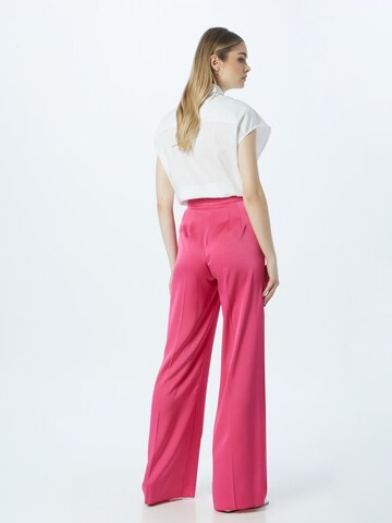 Marella Lużny krój Spodnie w kant 'ROSA' w kolorze różowy