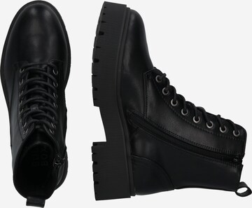 BULLBOXER Lace-Up Ankle Boots 'Repeat' in Black