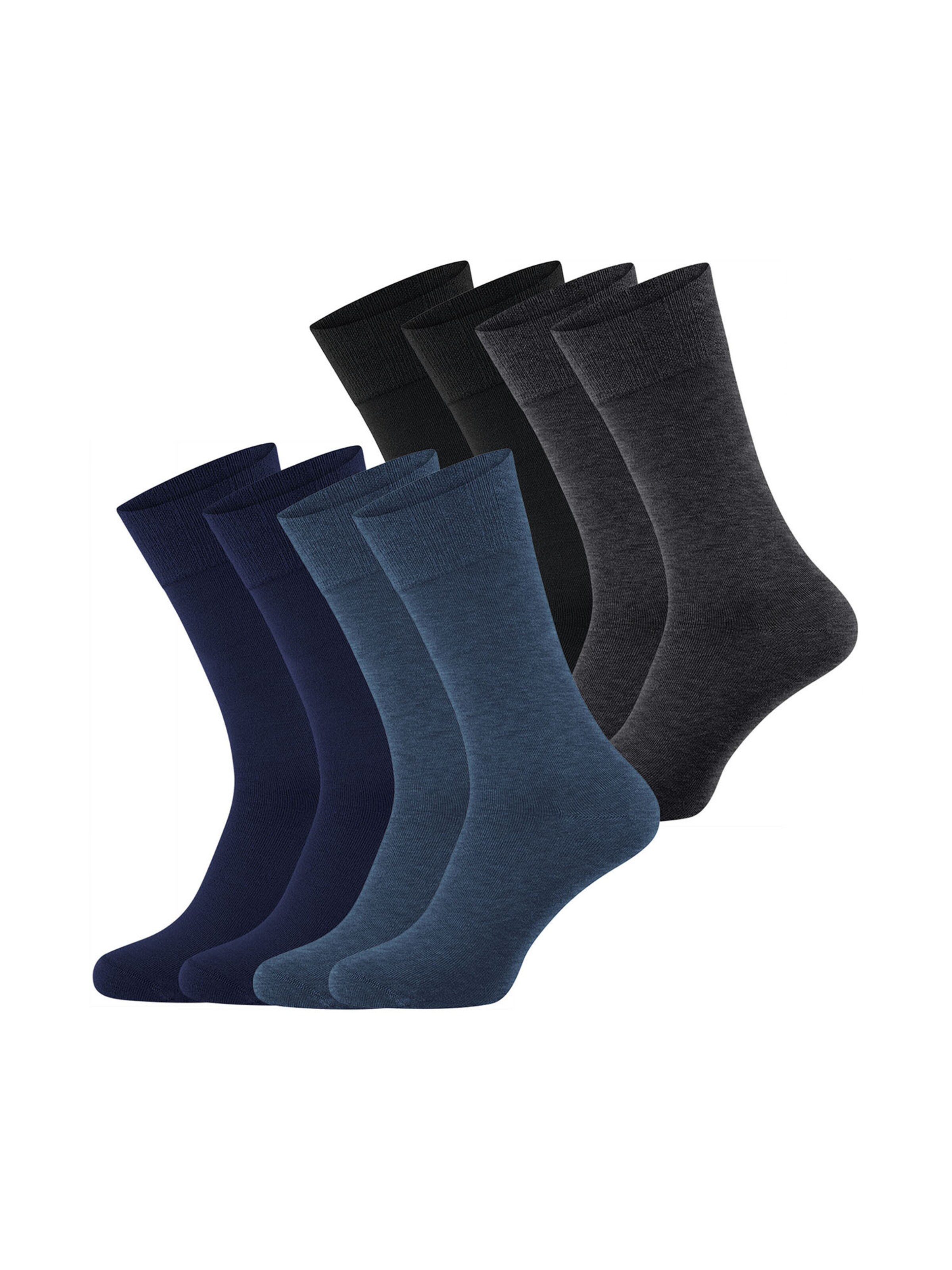 Nur Die Sokken ' Bambus Komfortbund ' in Blauw: voorkant