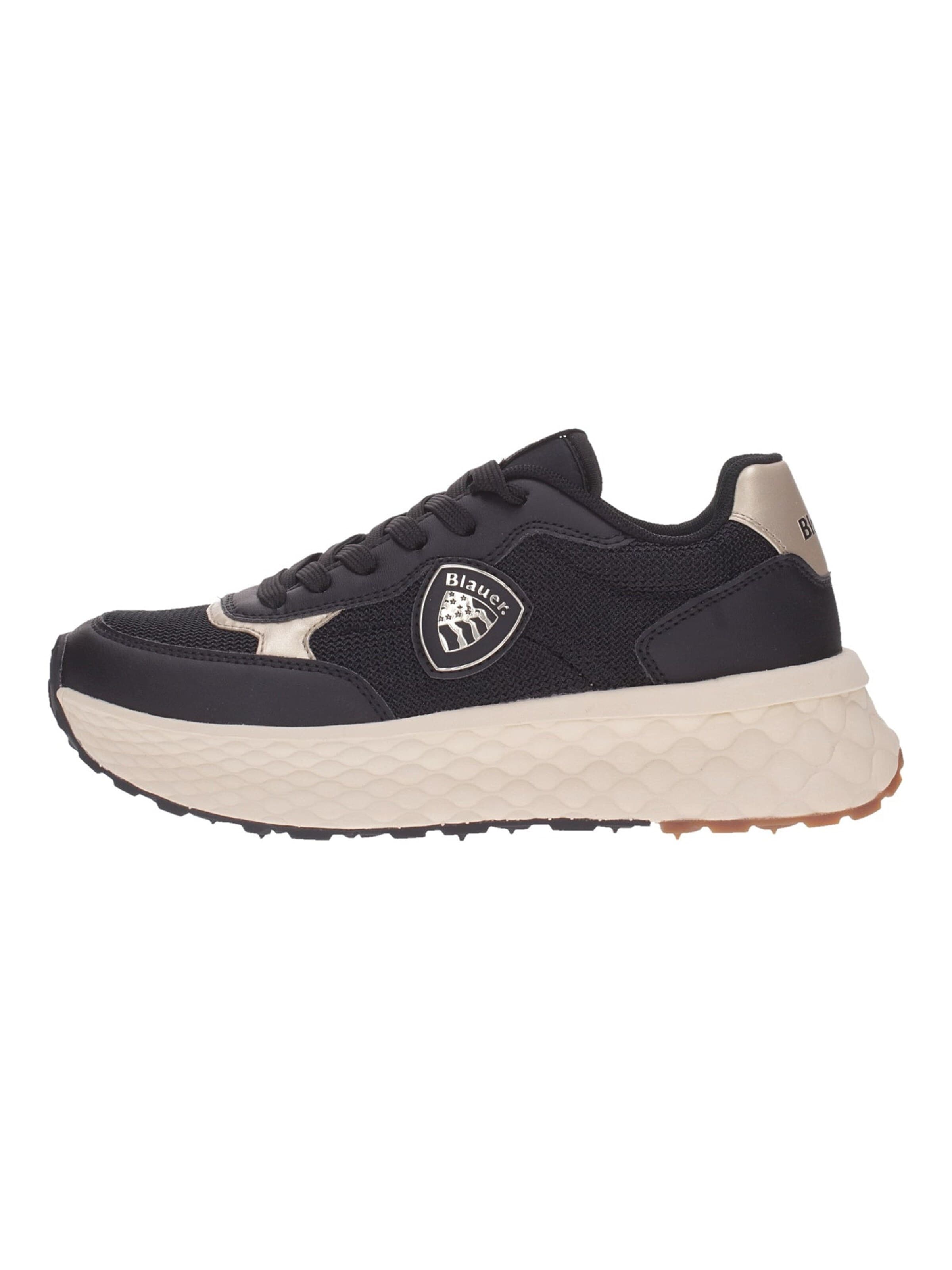 Sneaker bassa di Blauer in nero: frontale