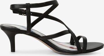 TOMMY HILFIGER Strap sandal in Black