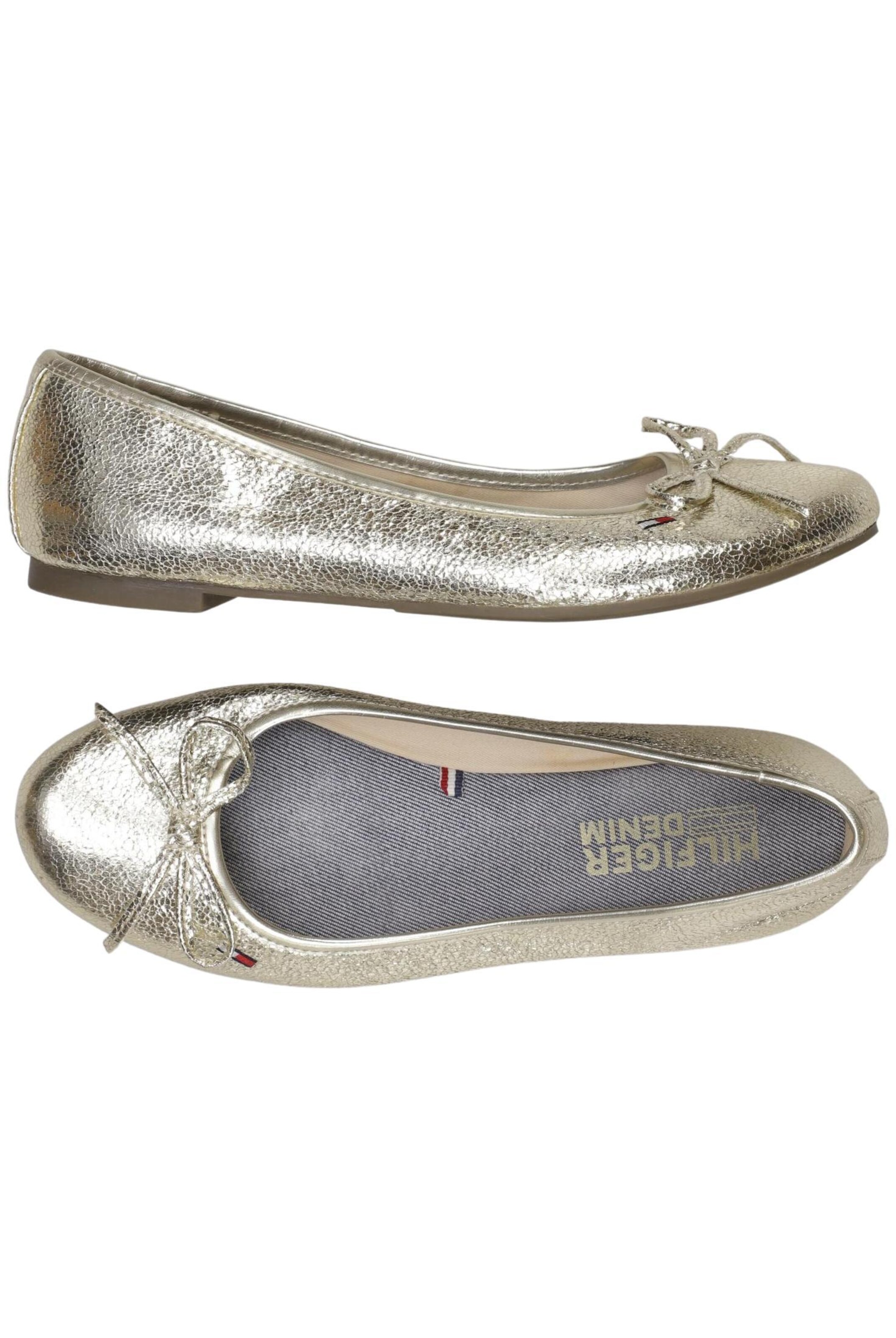 Tommy Jeans Ballerina 37 in Gold: Vorderseite