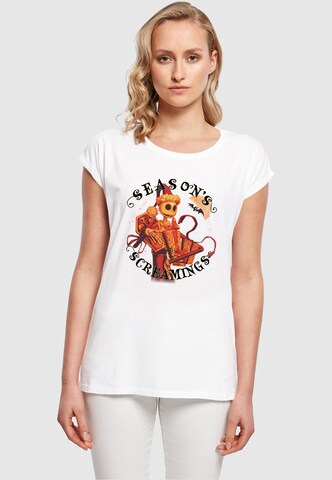 T-shirt 'The Nightmare Before Christmas - Seasons Screamings' ABSOLUTE CULT en blanc : devant