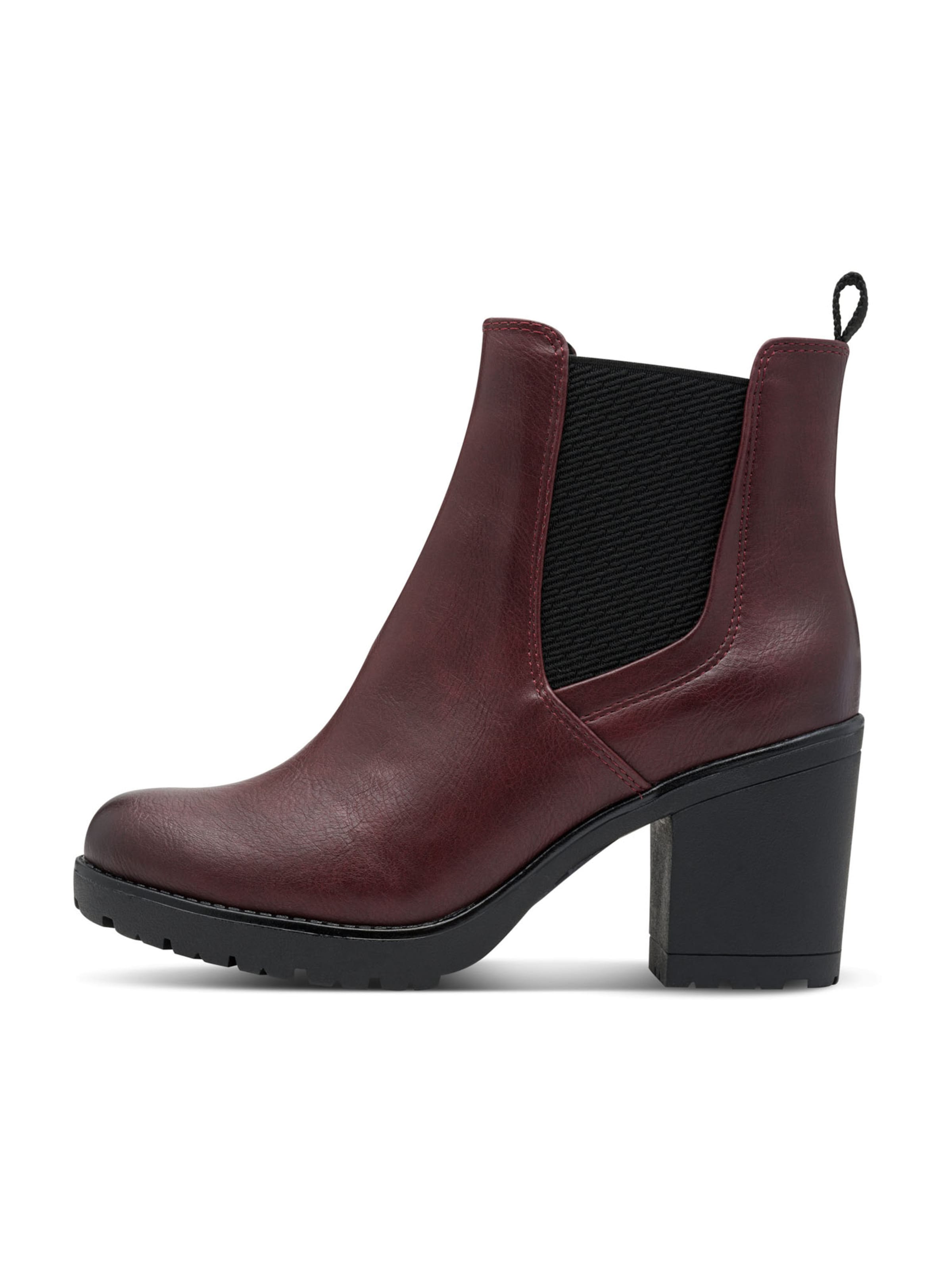MARCO TOZZI Chelsea Boots in Red