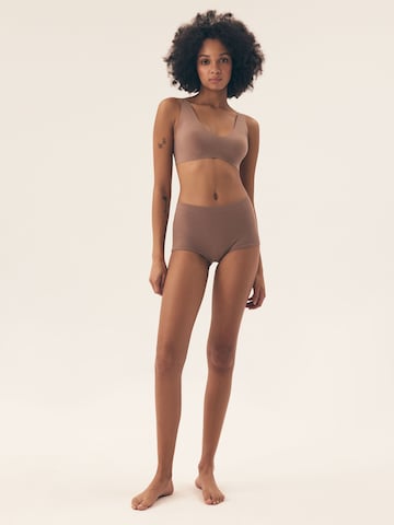 Henderson Panty 'Panties Bait im 2er Pack, hüftiger Sitz, gerippter Stoff'‌‌‌‌‌‌‌‌ in Braun