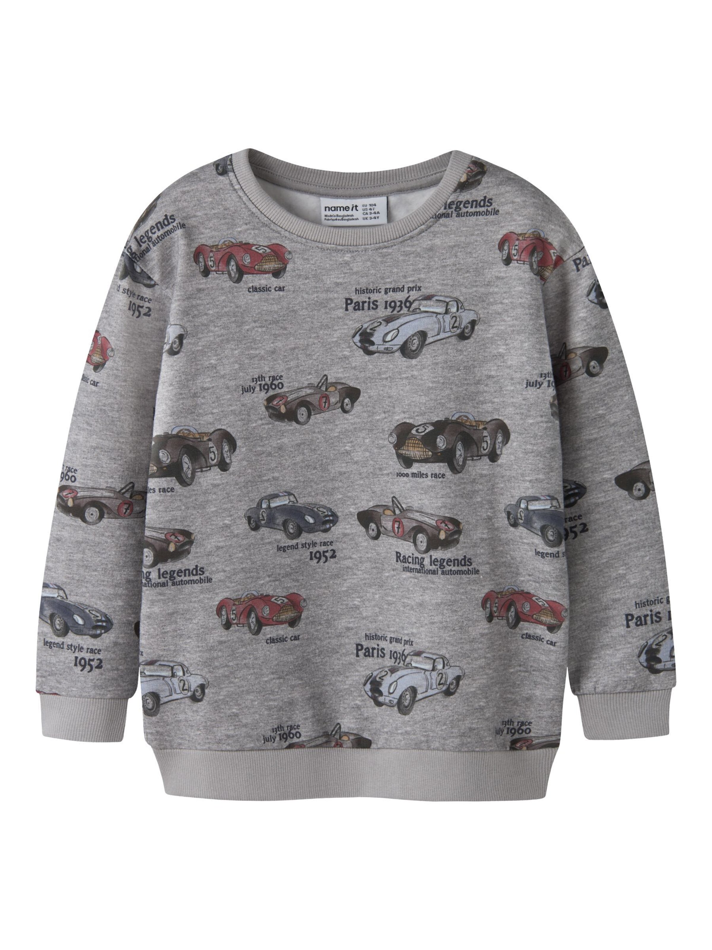 NAME IT - Sudadera en gris: frente