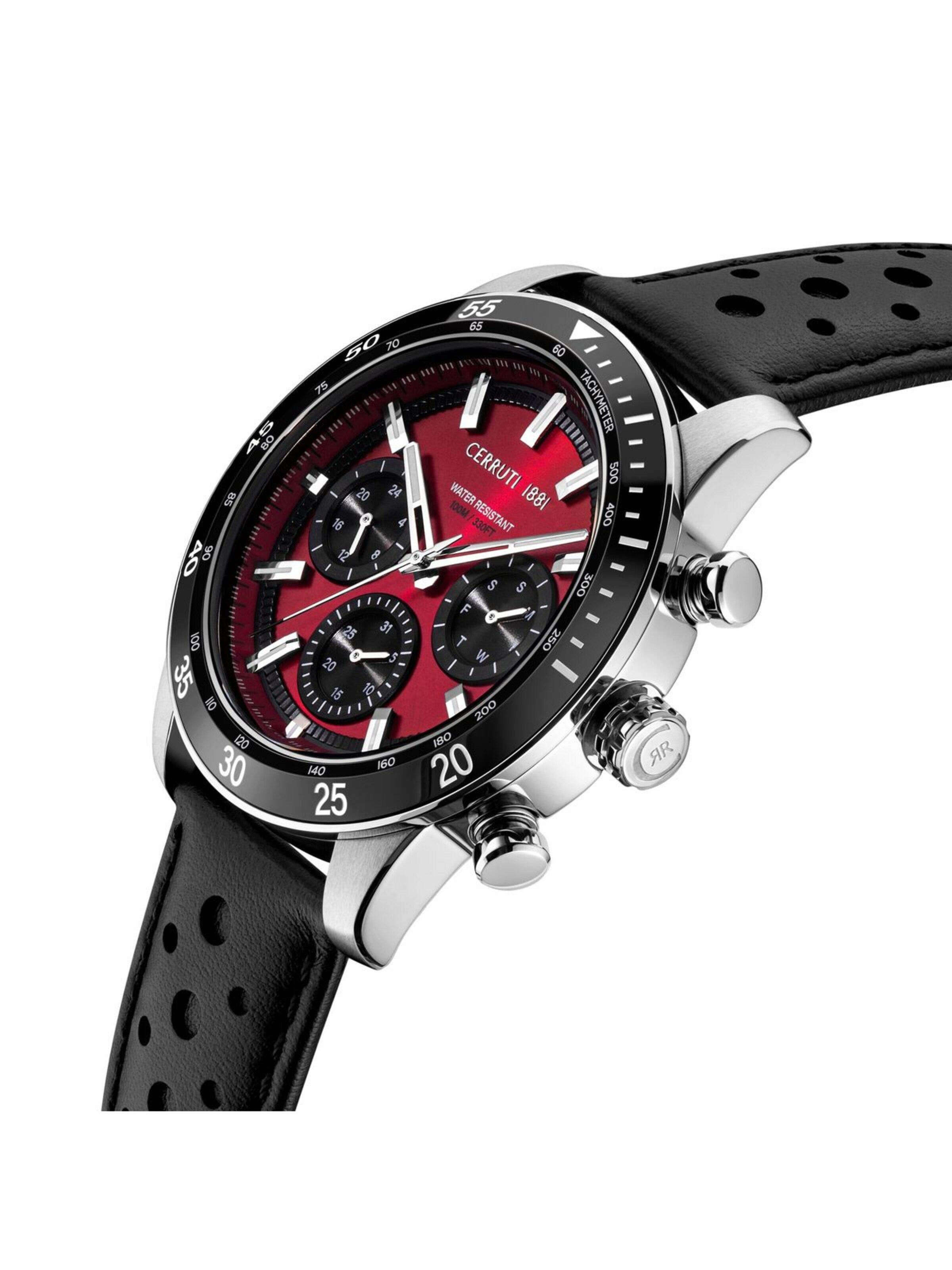 Montre à affichage analogique 'Turchino' CERRUTI 1881 en rouge