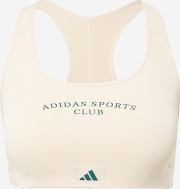 ADIDAS PERFORMANCE Μπουστάκι Αθλητικό σουτιέν 'Sports Club' σε μπεζ: μπροστά