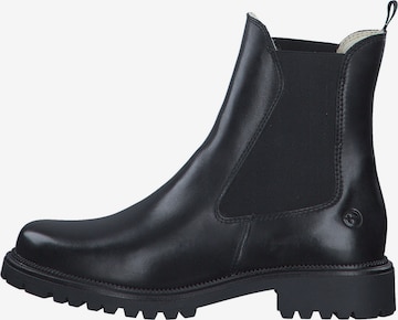 TAMARIS Chelsea boots in Zwart