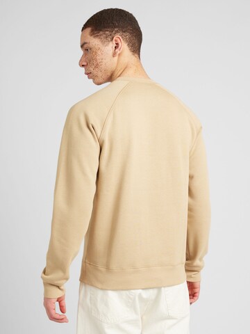 Carhartt WIP Sweatshirt 'Chase' in Beige