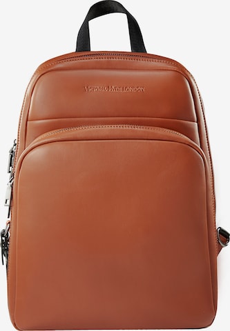 Victoria Hyde Olkalaukku 'Bowen' värissä ruskea: etupuoli