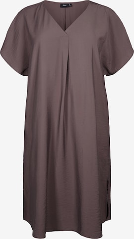 Robe Zizzi en marron : devant