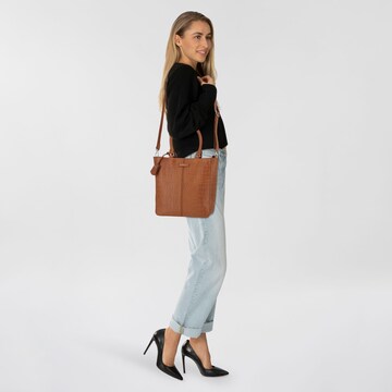 Shopper 'Colbie' di Burkely in marrone: frontale
