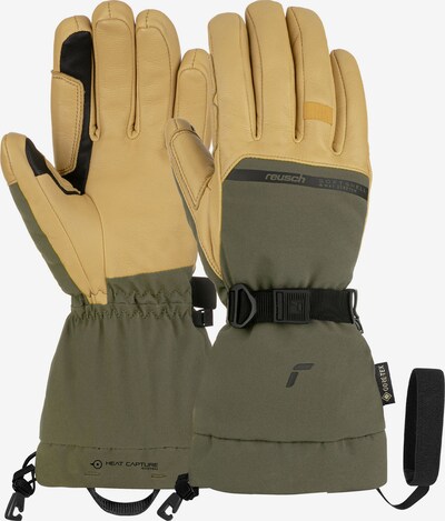 REUSCH Athletic Gloves 'Discovery' in Beige / Olive, Item view